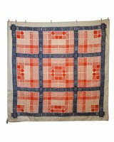 Vintage silk scarf 77x81 cm. (4216)