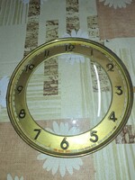 Kandalló óra ablaküveg számlap