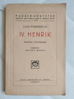 Luigi Pirandello: iv. Henrik - tragedy in 3 acts 1500 ft