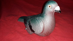 Retro plastic pull-up rubber motor toy pigeon bird figure works 18 x 15 cm according to the pictures