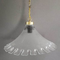Retro glass chandelier