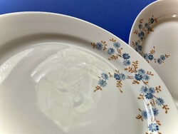 Alföldi 2 small flat plates with blue flowers large plates