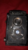 Antik német Voigtländer BRILLANT fényképezőgép a képek szerint