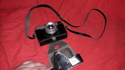 Antique cccp lomo - smena 8m camera with leather case and strap as shown in the pictures