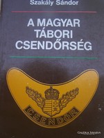 Rare Hungarian field gendarmerie specialist book with listing from 1938-45 Zríny publisher: 1990 154 pages