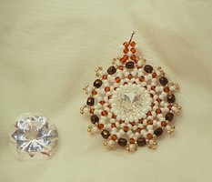Handmade crystal pendant