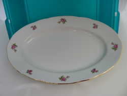 Apró rózsaszín rózsás porcelán tál POK Germany