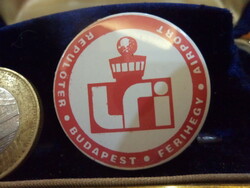 Badge Budapest Ferihegy Airport collector's item flawless