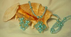 Handmade turquoise set