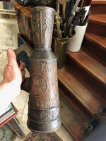 Copper jug, vase, antique, 45 cm high rarity.