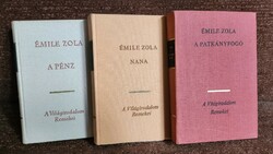 Világirodalom remekek: franciák 12: Zola (3 kötet)