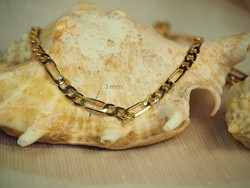 Gold-colored fashion necklace (goldfilled) unisex