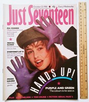 Just Seventeen magazin 86/10/22 Tom Cruise Judd Nelson Mark Reilly Janice Long Ricky Simmonds