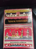 Indiai miniaturák -Művészeti album-Német nyelvű.