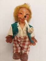 Antique hedgehog figure, with pipe, hedgehog doll (even with free delivery!)