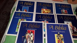 1991. Rigó Béla :A Biblia felfedezése I-VIII. SZÍNES KÉPREGÉNY ALBUMOK könyv a képek szerint LAROUSS