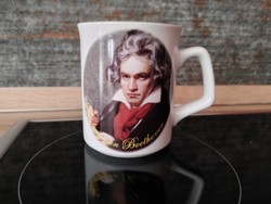 Ludwig van beethoven mug glass rarity germany