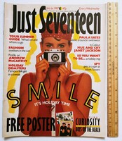Just Seventeen magazin 87/7/1 Curiosity Killed Cat Janet Jackson P Yates Hue Cry Andrew McCarthy