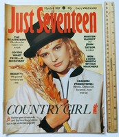 Just Seventeen magazin 87/3/4 John Taylor (Duran Duran) Morten Harket (A-ha) poszterek Beastie Boys