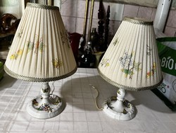 Herend Victoria pattern lamps