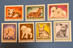 1974. házi állat bébik bélyeg sor A/4/1