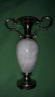 The Italian metal / onyx table / poll decoration jar 14 cm reminiscent of ancient Rome is very beautiful according to the pictures