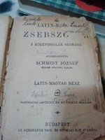 József Schmidt Latin - Hungarian pocket dictionary