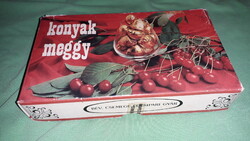 1960. Bev. Csemege confectionary factory 150 g brandy cherry box 18 x 10 cm according to the pictures