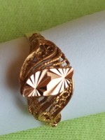 Női dekoratív 14 k -os arany gyűrű