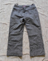 Women's brownish-gray cotton fishing trousers (36, trousers)