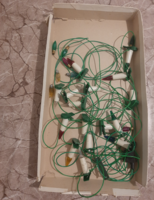 Retro Christmas string of short candles (16 pieces), string of light bulbs, string of lights. 220V spare burners 14v 3w