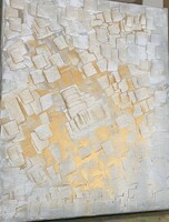 Ancient 50x40cm. egyedi kortárs vászonkép abstract