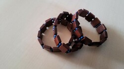Wooden bracelets 3 pcs