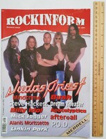 Rockinform magazine #99 2002 judas priest dream theater hackett edguy billy idol magnum bush jagger