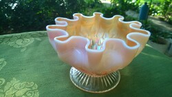 Bieder glass iridescent table serving bowl, beautiful piece. - Flawless