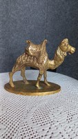 Old copper, meticulously worked camel /as found/, height 15 cm, base 16.5 x 8 cm, 880gr