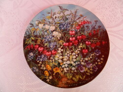 Numbered German wall decoration: flowers