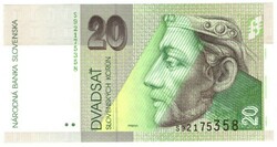 20 korun korona 2006 Szlovákia UNC