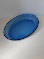 Blue Jena bowl, baking dish - heat-resistant, oval - pyrex