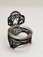 Filigree table salt holder, spice holder