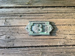 Nice old door number