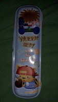 Retro quality an apple a day woody boy and friends metal plate one-space fairy tale pen holder according to pictures