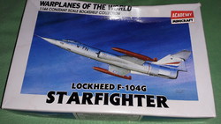 Régi ACADEMY - LOCKHEAD F-104 G STARFIGHTER 1:144 REPÚLŐ MAKETT a képek szerint