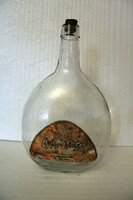 Old large wine bottle of Villány Merlot