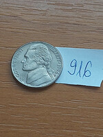 USA 5 cents 1996 p, jefferson 916.