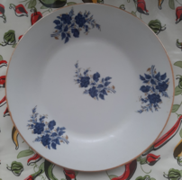 Kék színű jelöletlen porcelán tányér