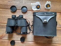 Soviet tento 12x40 binoculars, binoculars, binoculars with case