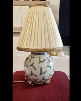 Herend porcelain lamp with a poisson pattern, with a shade at a discount.