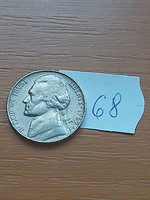 USA 5 cents 1969 s san francisco, jefferson 68.
