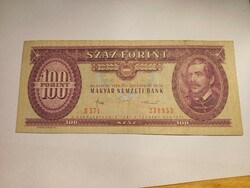 1984-es 100 Forint EF FORDÍTOTT HÁTLAPI ALAPNYOMAT